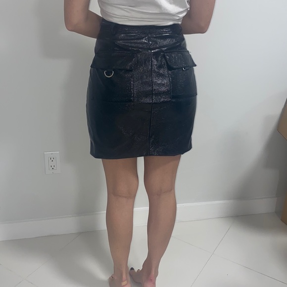 BARDOT leather skirt size 8/M - Picture 3 of 3